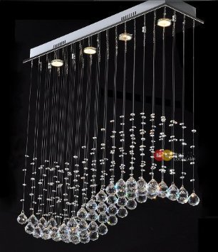 modernen minimalistischen Deckenleuchte Kristall-Lampe 002: Amazon.de