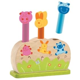 Pintoy Wooden Springy Pop Up