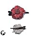 SG PARIS EPINGLE CHEVEUX TEXTILE FEMME ROUGE