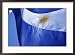 Argentine Flag, Plaza De Mayo, Buenos Aires, Argentina Places Framed Photographic Poster Print by Holger Leue, 29x21