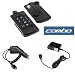 Black Face Out Swivel Belt Clip Holster + Car Charger + Home Travel Charger for LG Vu CU920 CU915 Cell Phone