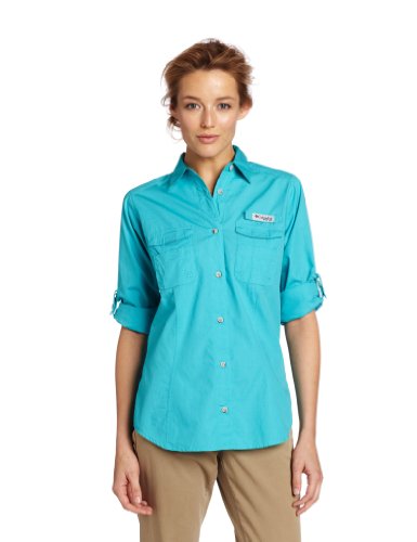 Columbia Sportswear Women's Bonehead Long Sleeve Shirt, Medium, Geyser