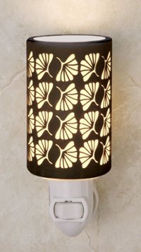 Gingko - Silhouette Porcelain Night Light By Porcelain GardensB001FAQ1A2 