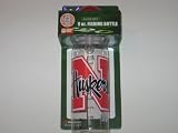 NEBRASKA CORNHUSKERS 9 oz. Team Logo BABY FEEDING BOTTLE with Measuring Guide by Haddad