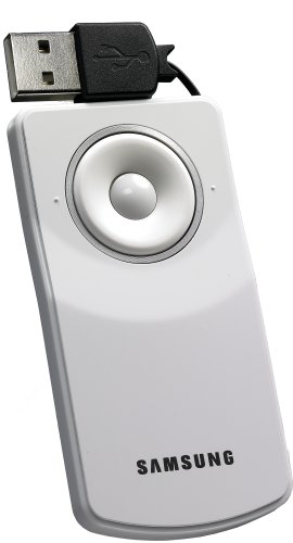 Samsung UM 10-White Patented Wheel Key Wired Mouse with Auto Retractable USB Cable for use with Windows 98SE/ ME/2000/ XP/Vista