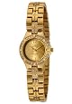 Invicta Women`s 0128 Wildflower Collection Crystal Accented 18k Gold-Plated Watch