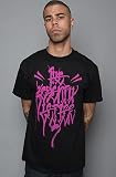7th Letter The Chaz Tee in Black Purple,T-shirts for Men