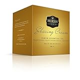 Hirsh Luxury Shaving Cream Lemon Essential Oil 8oz With Free Omega 10049 Brush
