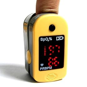 Fingertip Pulse Oximeter SPO2 Pulse Rate Monitor : FDA Authorized