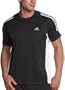 adidas Men's RESPONSE Short-Sleeve Tee, Black/White/White, XX-Large