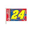 Jeff Gordon #24 Car Flag with Wall Bracket - Set of 2
