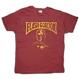  : Flash Gordon Comic Superhero Hero Burgundy T-Shirt
