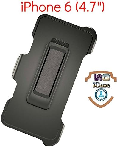 Replacement Belt Clip Holster for IPhone 6 (4.7") Otterbox DEFENDER MODEL Uno iCase® (Black iPhone 6 4.7")