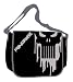 Silver Buffalo PE0201 Marvel Punisher 15-Inch by 12-Inch Messenger Bag, Multi-Color