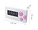 Kitchen Timer,Kany 2 Pack Cooking Timer Digital Kitchen Timer with Lound Alarm Magnetic Timer for Cooking Baking Grilling - Large LCD Display Minute Second Count Up Countdown (Pink and Blue)