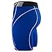 New 048 Skin Tights Compression Base Layer Blue Running Short Pants Mens