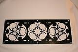 Triple Tri Skull Universal Radiator Cover Black