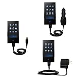 Deluxe Kit for the Samsung P2 includes a USB cable with Car and Wall Charger - Gomadic Brand w/ TipExchange Technology