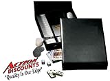 executive leather briefcases Millennium Genuine Leather Deluxe Casino Set