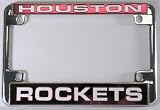 Houston Rockets Chrome Motorcycle RV License Plate Frame