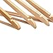 LOHAS Home® Box of 16 Multifunctional High Grade Solid Wooden Suit Hangers, Coat Hangers, Natural Finished