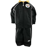 Reebok Pittsburgh Steelers Black Toddler 2-Piece Warmup Suit