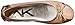Anne Klein Sport Women's Buttons Synthetic Ballet Flat, Ivory, 10 M US