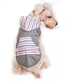 Hoodie T-Shirt w/Stripe Hood and Pocket