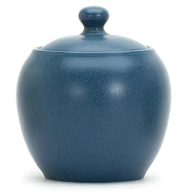 Noritake Colorwave Blue Sugar Bowl with Cover by Noritake