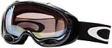 Oakley Unisex Adult A Frame Rectangular Plutonite Asian Fit Snow Goggles (Jet Black/Grey Polar)