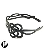 SG PARIS ACCESSOIRES CHEVEUX POUR LA TETE SERRE-TETE ENFANT PLASTIQUE NOIR / JET