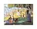 Sunday Afternoon on the Island of La Grande Jatte, c.1886 by Georges Seurat. Size 10.99 inches width by 8.01 inches height. High Quality Art Poster Print