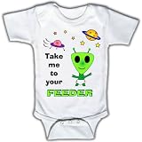 Take me to your feeder - Funny Baby One-piece Bodysuit 3 - 6 Months