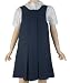 Brand Uniforms - Pleated Empíre Square Neck Jumper (Sizes 2-6X) - navy, 6