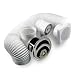 Epicair Shower kit in Chrome with Fan & Light 125mm