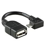 IVSOオリジナル USB 2.0体応ASUS VivoTab Note 8 (M80TA) Windows 8.1 専用　Host OTG Cable データ変換アダプター (ブラック)