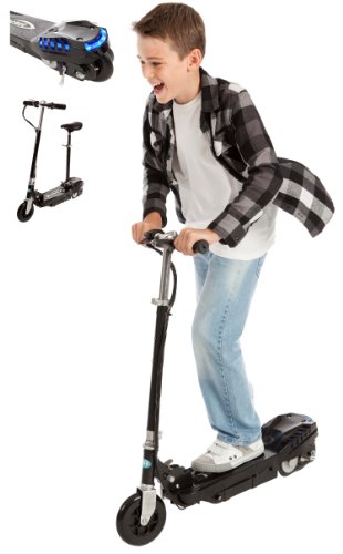 Rocket Electric E Scooter E10 V3.0 - 24v - Deluxe Model With Neon Lights (Black)