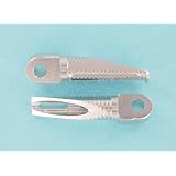 Competition Werkes GP-Footpegs - Rider - Silver 1GPS2-S by Competition Werkes