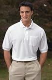 Caliber LTD 100% Ring Spun Baby Pique Pocket Polo Golf Shirt (Regular and Big & Tall Sizes)