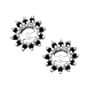 Sterling Silver 1/2 ct. Black Diamond Earring Jackets