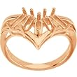 14K Rose Gold Mother's Ring - 5 Gemstone -- YOU CHOOSE THE COLORS!