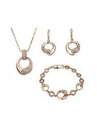 XiangGang ShaoGi 18k White Gold, Round Diamond Ball Fashion Sets, White And Baby Purple - 18 inch