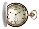 Bernex Swiss Made Mechanical Rose Gold Plate Full Hunter Pocket Watch