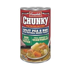 Campbell's Chunky Split Pea With Ham Easy Open, 19-Ounce Cans (Pack of 12)