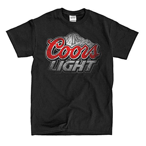 Coors Light Beer - Vintage Black T-Shirt