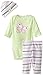 Gerber Baby Girls' 3 Piece Bodysuit, Cap, and Legging Set