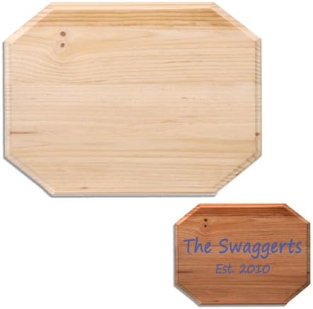 Unfinished Wood Octagon Sign - Great For Arts and Crafts