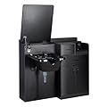 Black Salon Styling Cabinet Shampoo Station