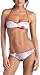 Diesel Women's Coral Bikini Set,White/Red Floral Print,Large