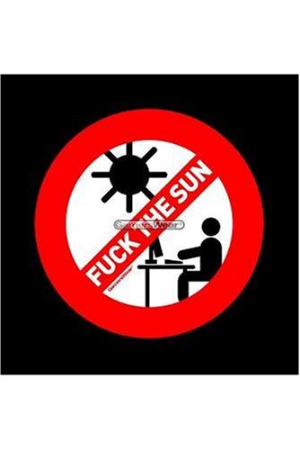 T-Shirt FUCK THE SUN black Gr.S